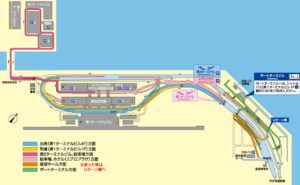 関西空港駐車場地図（出典：公式サイト）