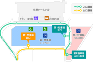 新潟空港駐車場Map