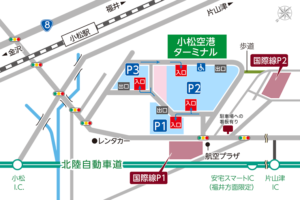 小松空港駐車場Map