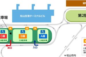 松山空港駐車場Map