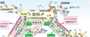 成田空港T1フロアマップ