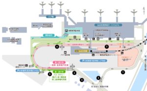 仙台空港　駐車場