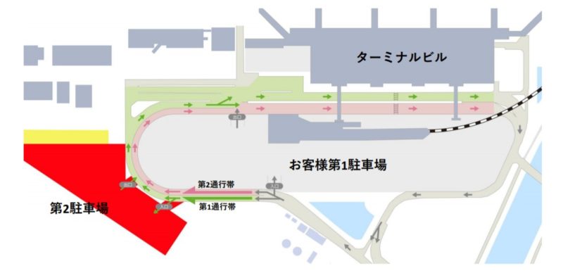 仙台空港 駐車場