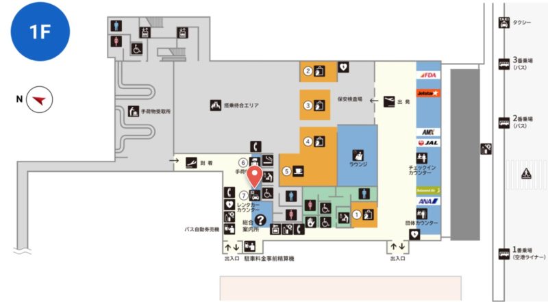 熊本空港　マップ