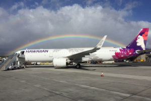 ハワイアン航空機体（出典:Traicy）